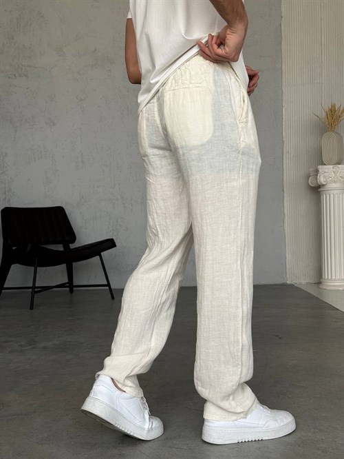 Wholesale Mens Ecru Pants