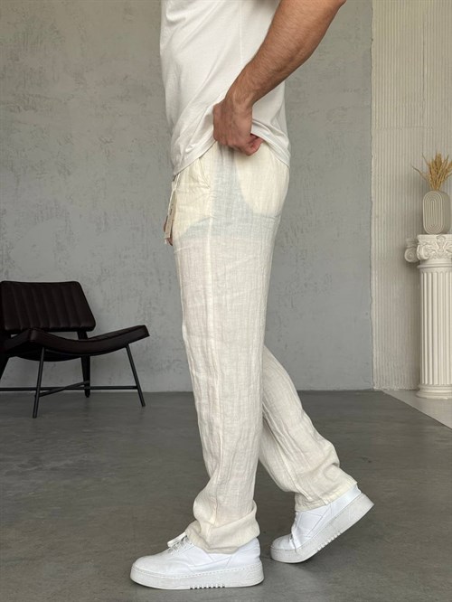 Wholesale Mens Ecru Pants