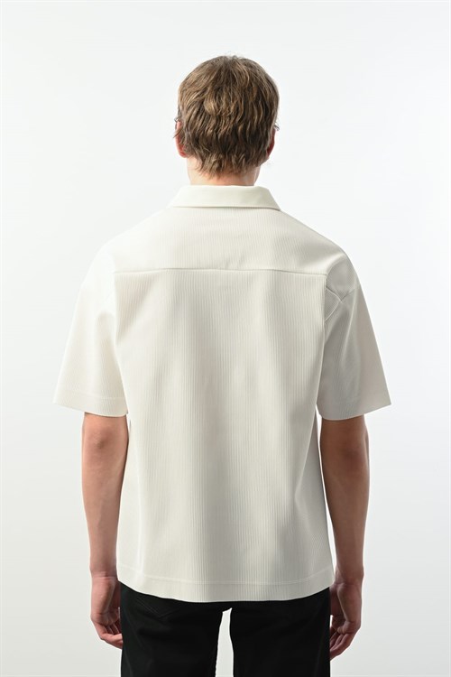 Wholesale Mens Ecru Polo T-Shirt