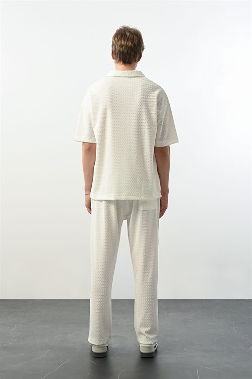 Wholesale Mens Ecru Polo T-Shirt