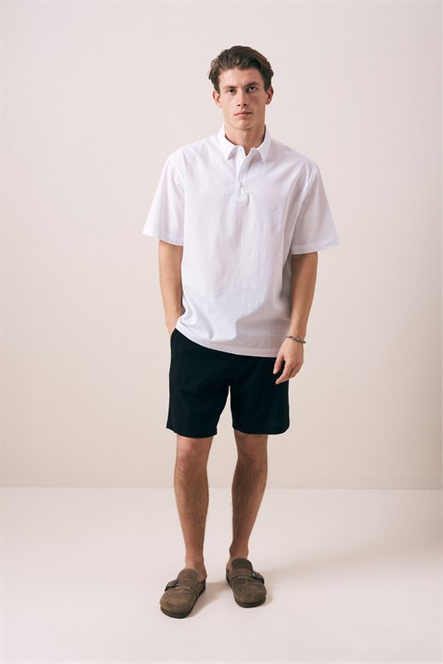 Wholesale Mens Ecru Polo T-Shirt