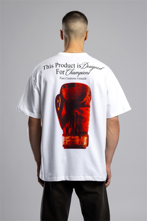 Wholesale Mens Ecru  Printed T-shirt