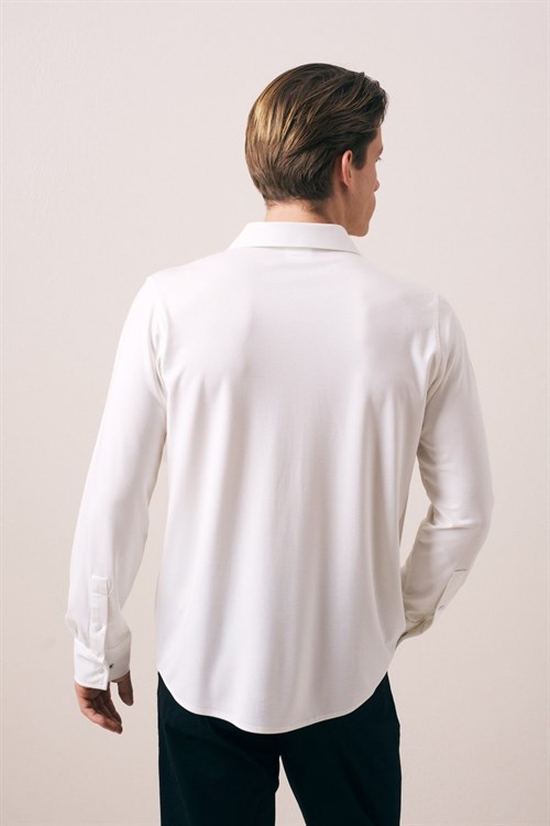 Wholesale Mens Ecru Shirt