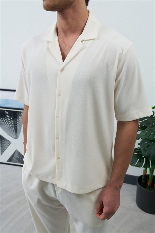 Wholesale Mens Ecru Shirt