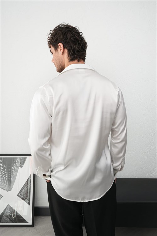 Wholesale Mens Ecru Shirt