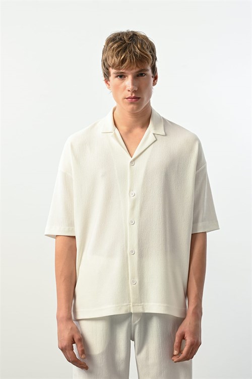 Wholesale Mens Ecru Shirt