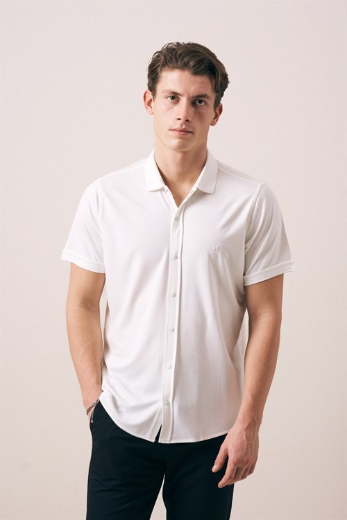 Wholesale Mens Ecru Shirt