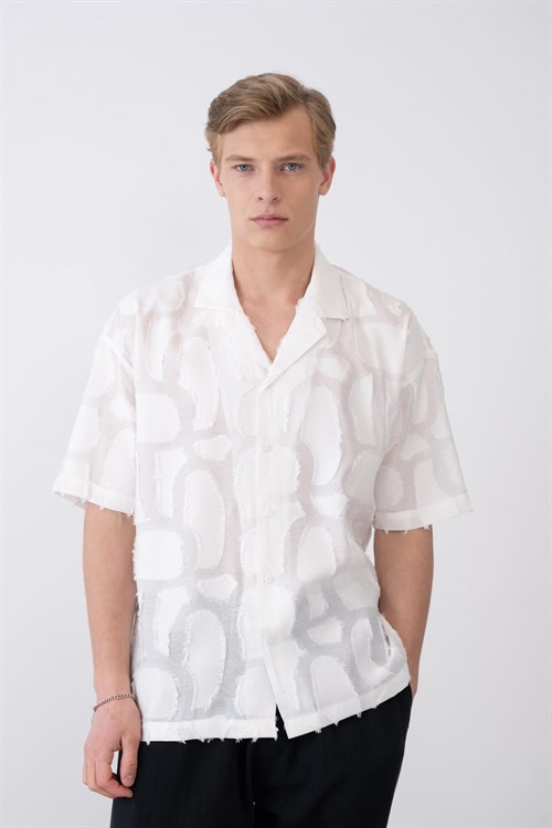 Wholesale Mens Ecru Shirt
