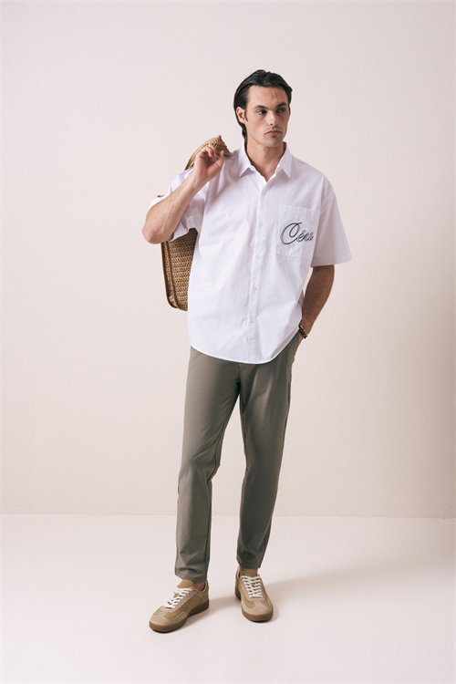 Wholesale Mens Ecru Shirt