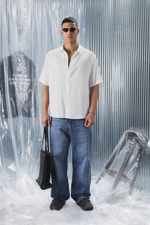 Wholesale Mens Ecru Shirt