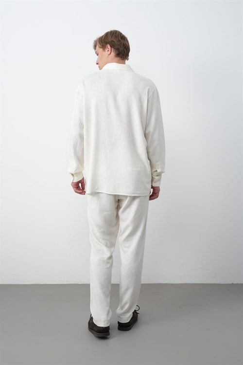 Wholesale Mens Ecru Shirt