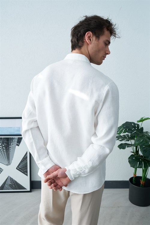 Wholesale Mens Ecru Shirt