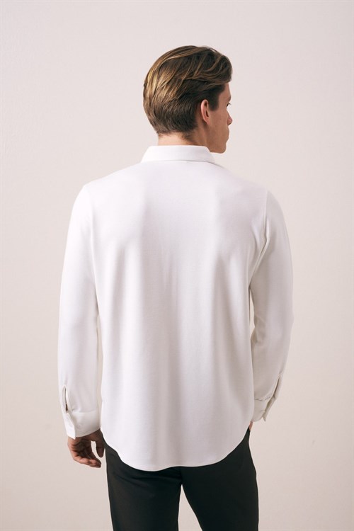Wholesale Mens Ecru Shirt