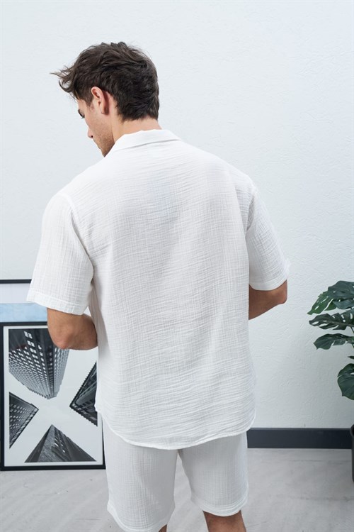 Wholesale Mens Ecru Shirt