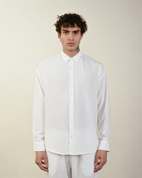 Wholesale Mens Ecru Shirt