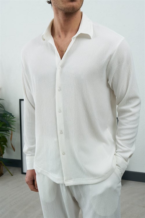 Wholesale Mens Ecru Shirt