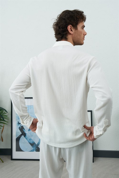 Wholesale Mens Ecru Shirt