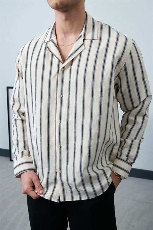 Wholesale Mens Ecru Shirt