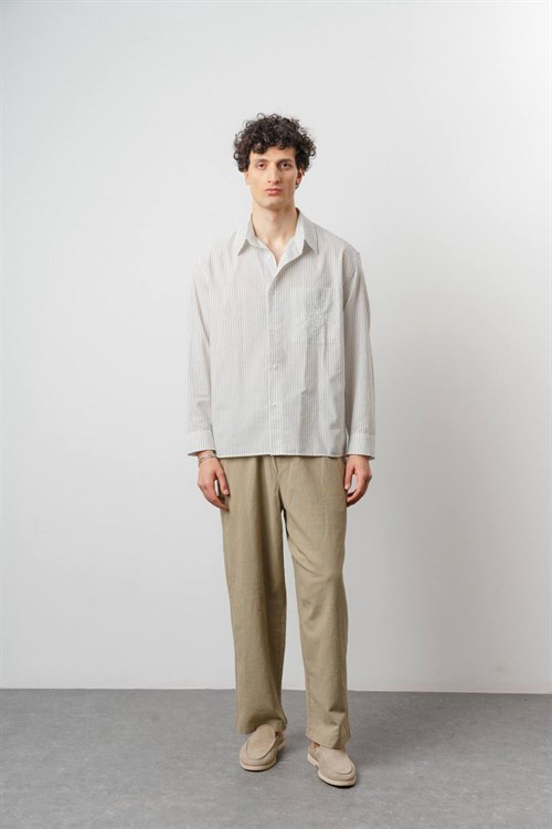 Wholesale Mens Ecru Shirt