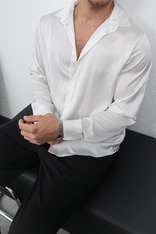 Wholesale Mens Ecru Shirt