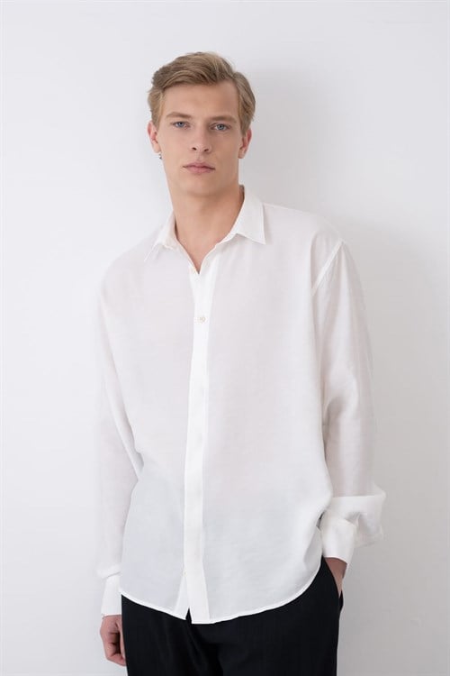 Wholesale Mens Ecru Shirt