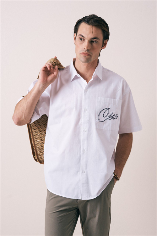Wholesale Mens Ecru Shirt