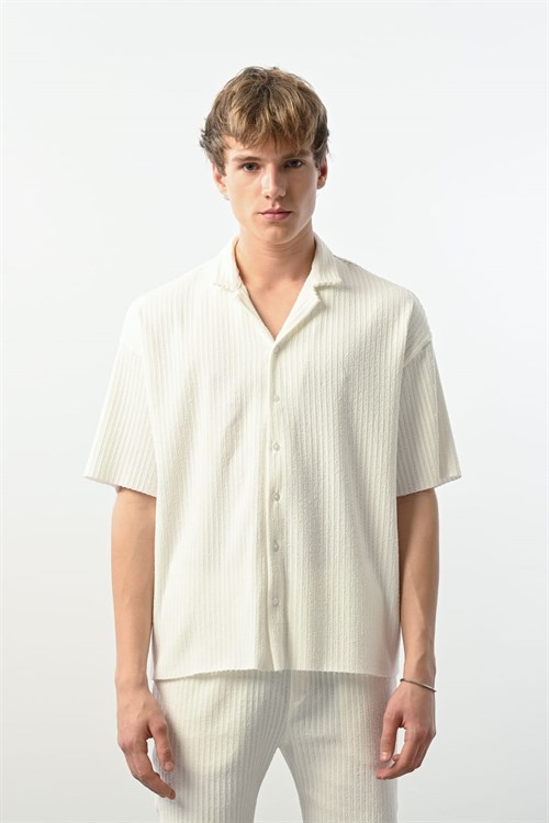 Wholesale Mens Ecru Shirt