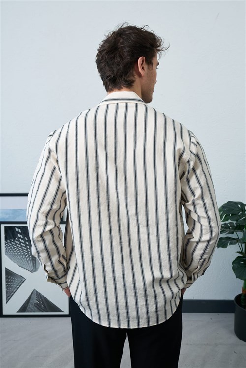 Wholesale Mens Ecru Shirt