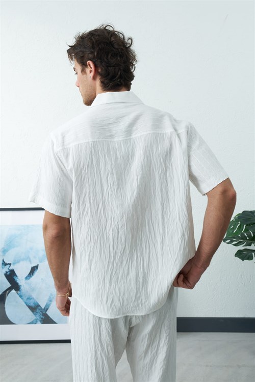 Wholesale Mens Ecru Shirt