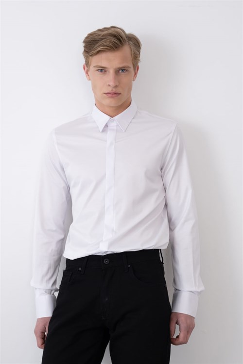 Wholesale Mens Ecru Shirt