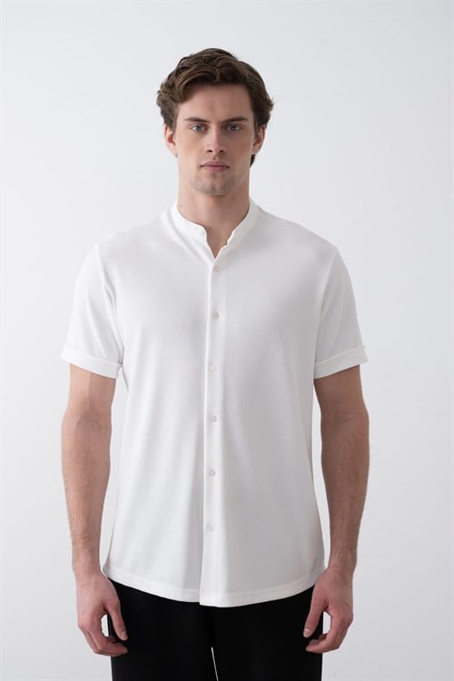 Wholesale Mens Ecru Shirt