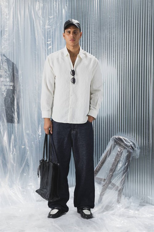 Wholesale Mens Ecru Shirt