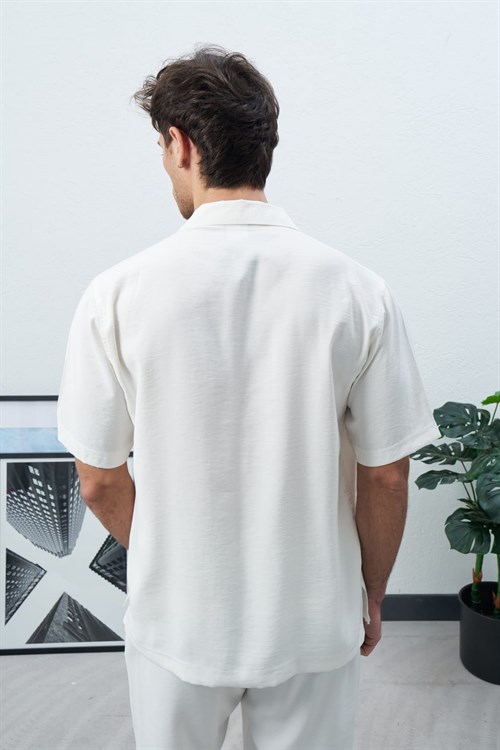 Wholesale Mens Ecru Shirt