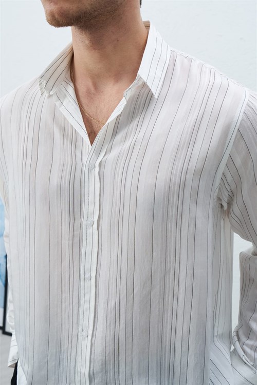 Wholesale Mens Ecru Shirt