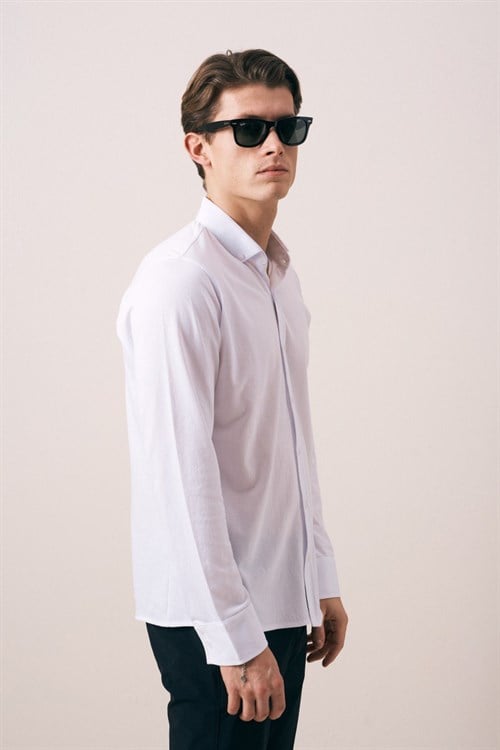 Wholesale Mens Ecru Shirt