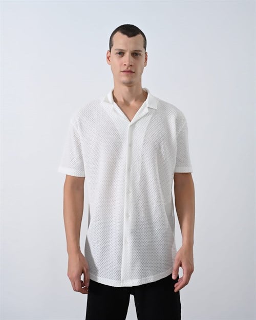 Wholesale Mens Ecru Shirt