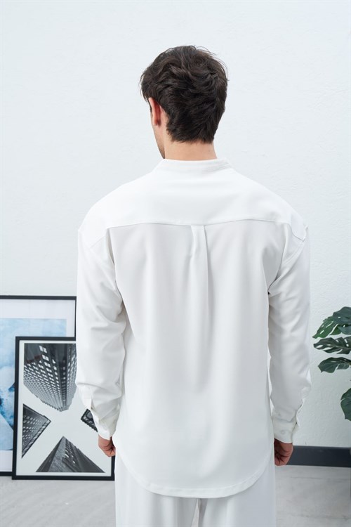 Wholesale Mens Ecru Shirt