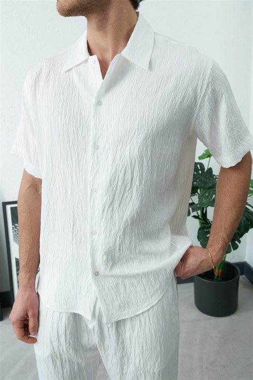 Wholesale Mens Ecru Shirt