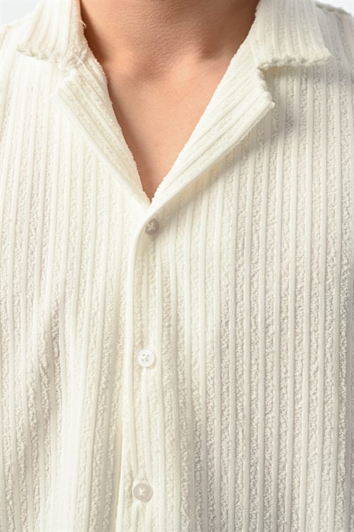 Wholesale Mens Ecru Shirt