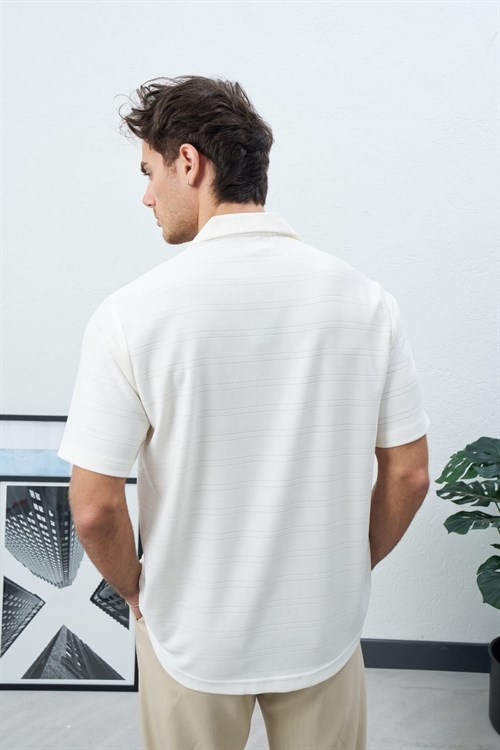 Wholesale Mens Ecru Shirt