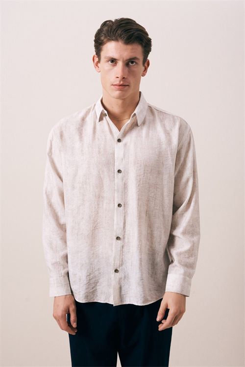 Wholesale Mens Ecru Shirt