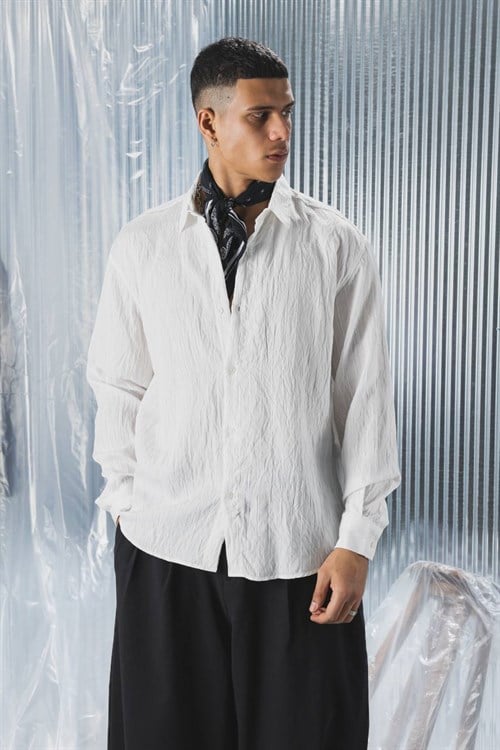 Wholesale Mens Ecru Shirt