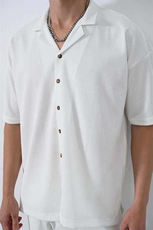 Wholesale Mens Ecru Shirt