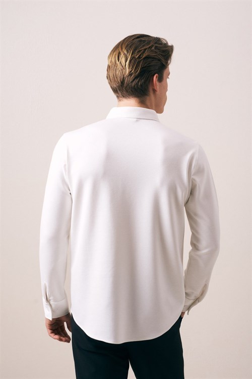 Wholesale Mens Ecru Shirt