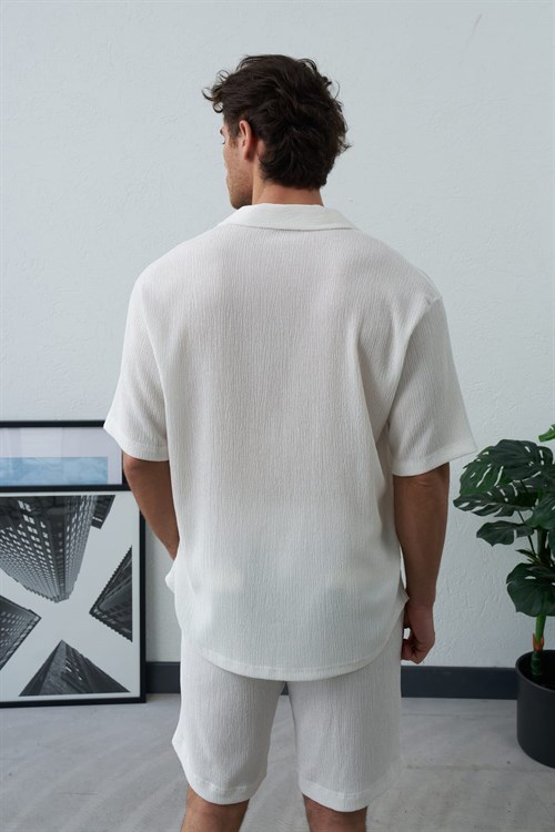 Wholesale Mens Ecru Shirt