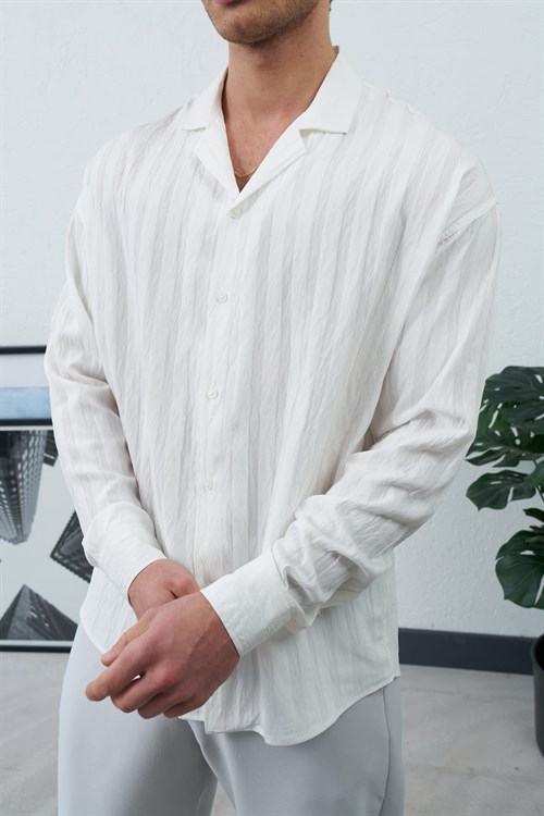 Wholesale Mens Ecru Shirt