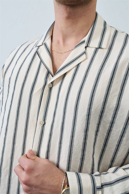 Wholesale Mens Ecru Shirt