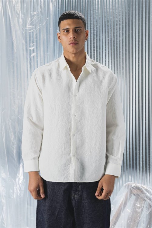 Wholesale Mens Ecru Shirt