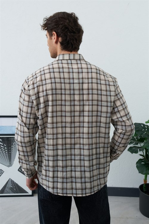 Wholesale Mens Ecru Shirt