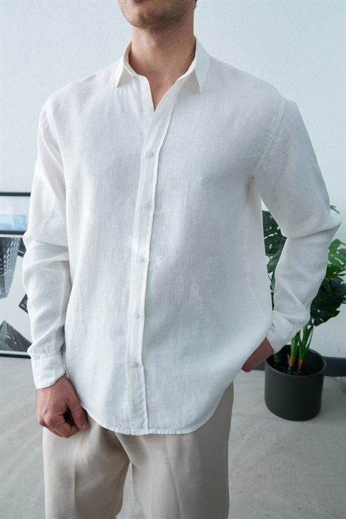Wholesale Mens Ecru Shirt